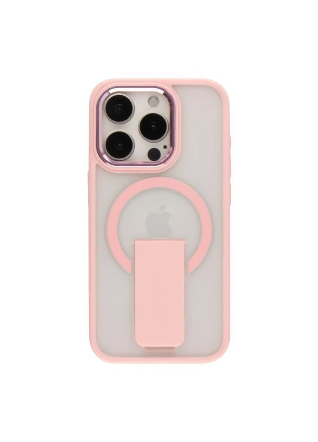 Чохол TPU+PC FlexGuard Magnetic Ring Stand для iPhone 15 Pro Max Pink No Brand (391209567)