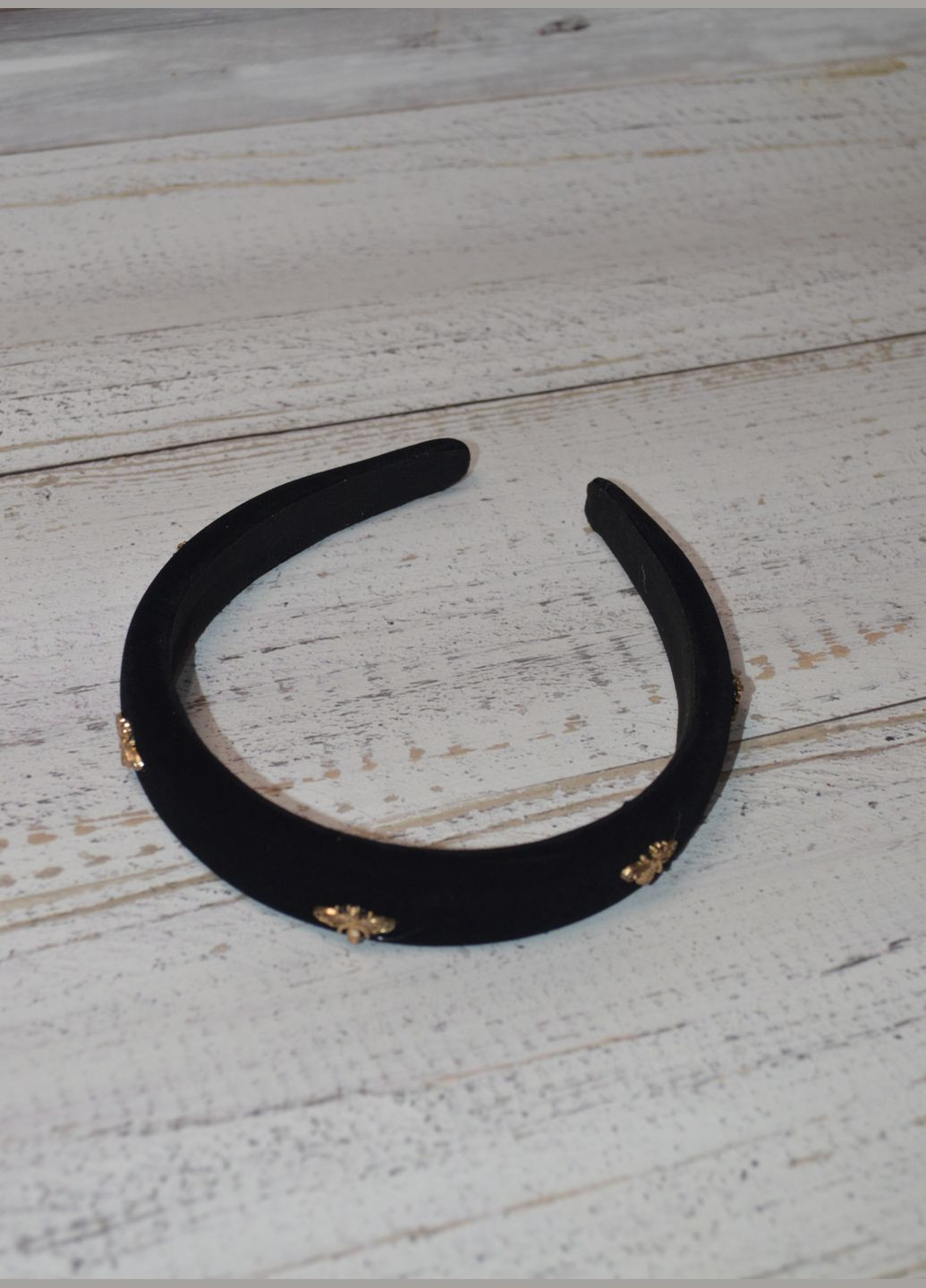 Женский обруч ободок для волос материал бархат декор пчелы Hand Made (330619086)