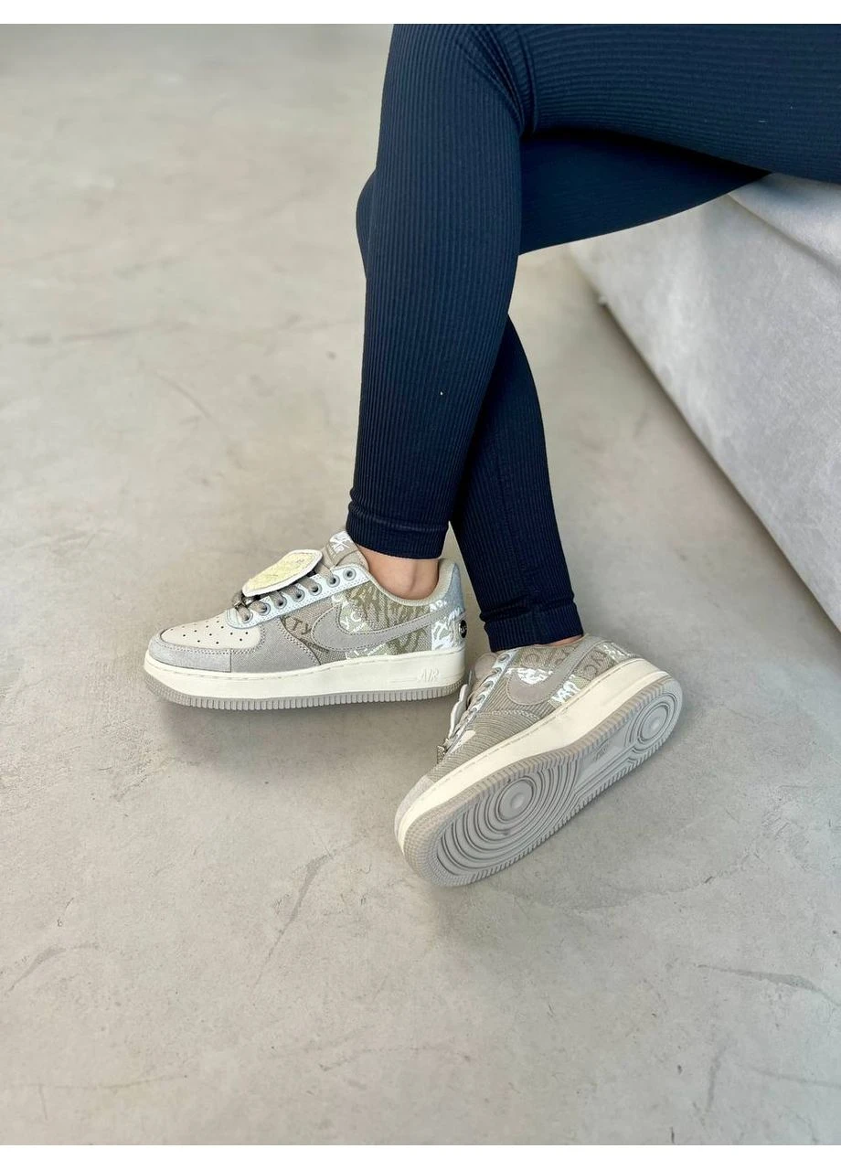 КРОССОВКИ ЖЕНСКИЕ NIKE NK AIR FORCE JACK НАЙК АИР ФОРСЕ No Brand комбинированные демисезоны (368888222)