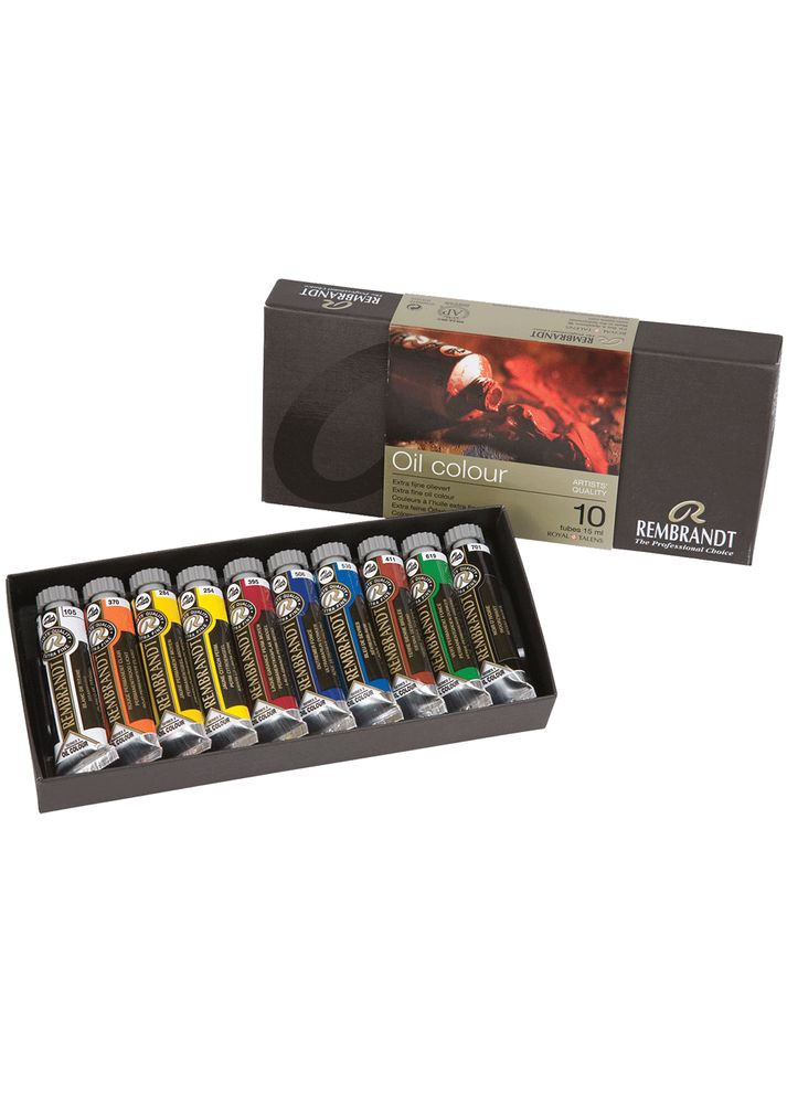 Набір олійних фарб 10x15мл картонна коробка Royal Talens Rembrandt (362578143)