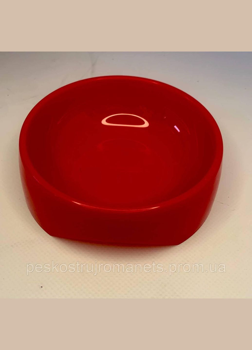 Миск для кошек ТМ Моника 450мл. красная No Brand (328600560)