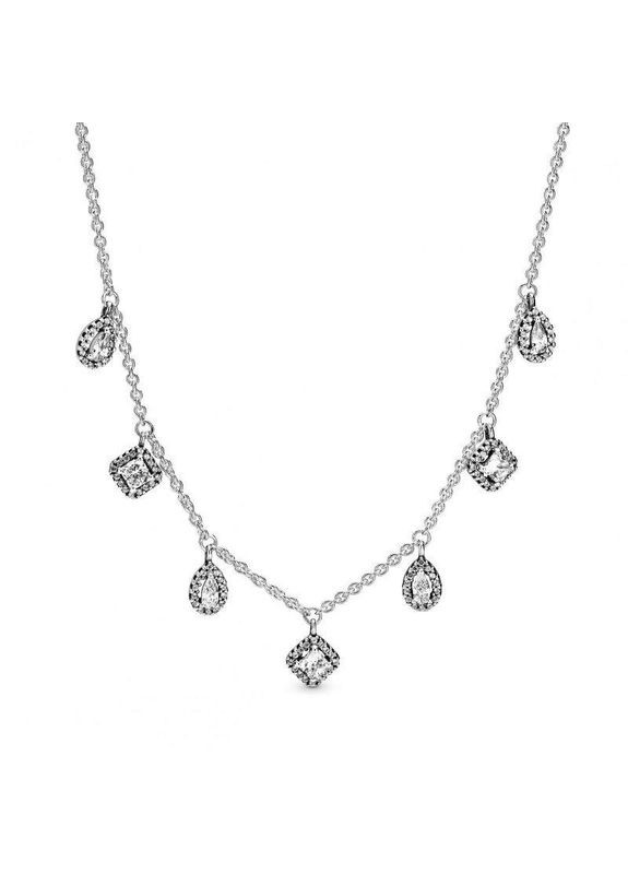 Срібне намисто Геометричні форми No Brand (330768789)