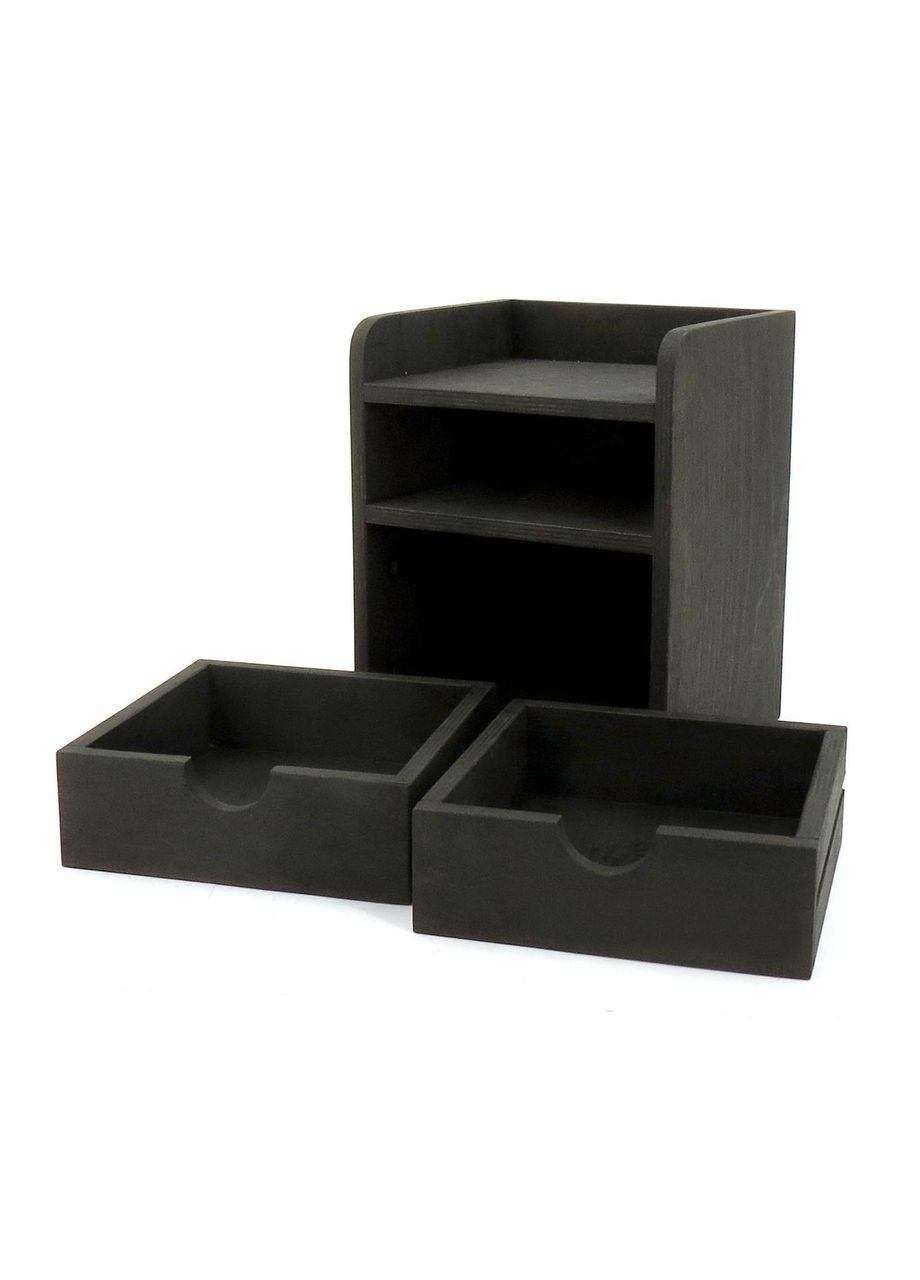 Настольный органайзер из дерева Хилсайд венге (КНЦ-004012) No Brand (328225789)