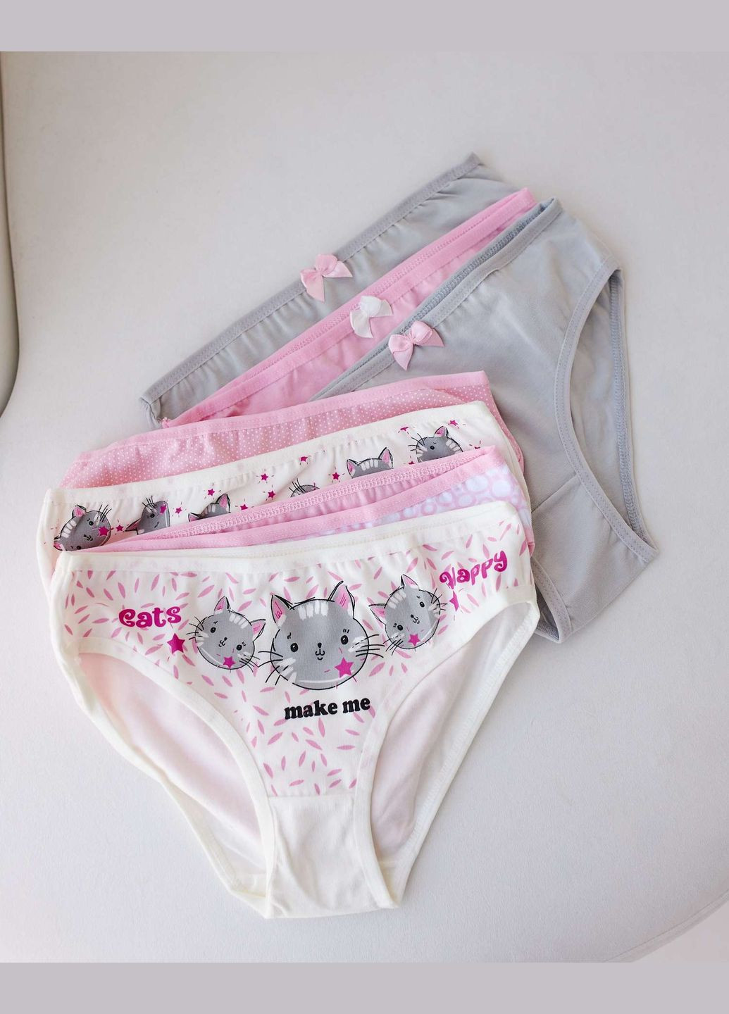 Набор детских трусиков-неделька для девочек (7 шт.) Nicoletta Трусики (342119688)