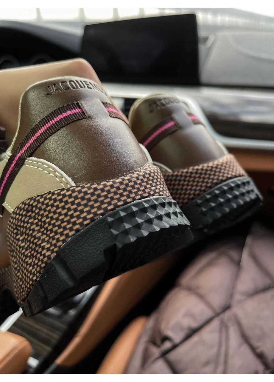 Коричневые летние кроссовки nike humara lx jacquemus ale brown gold найк хума́ра No Brand