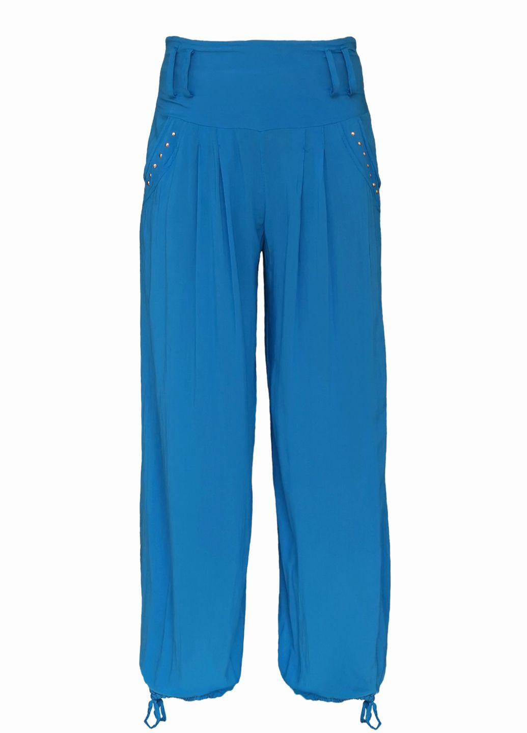 Женские штаны летние вискоза Синий Free size No Brand (291120913)