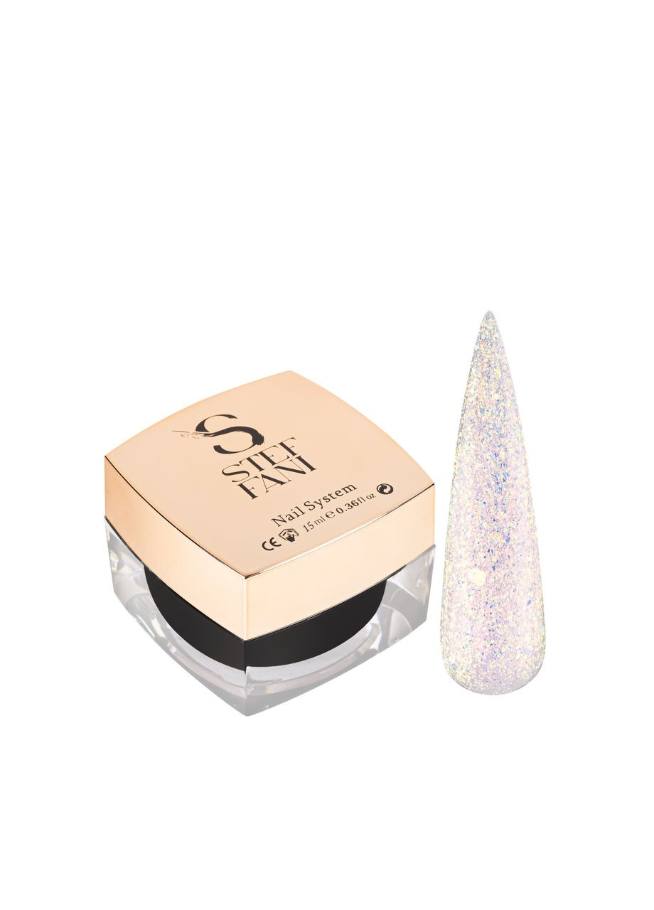 Гель для нарощування нігтів моделюючий Builder Gel Starry Sky 15 мл 02 Золотисто-рожевий шиммер Steffani (362028168)