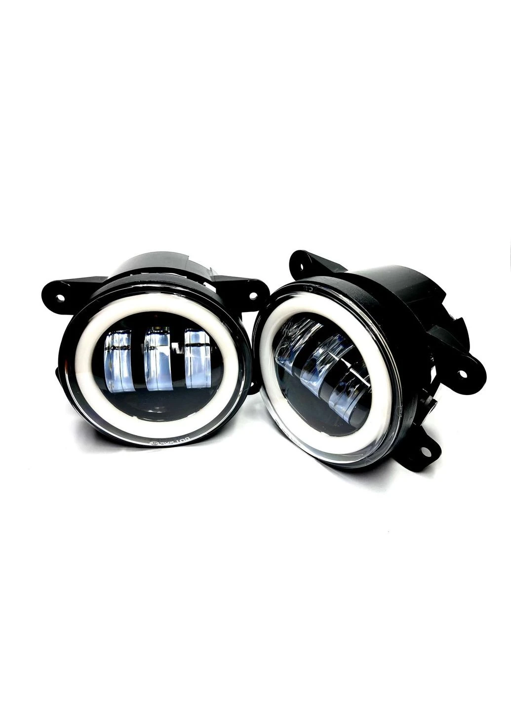 Универсальные противотуманные LED фары с функцией ДХВ. 5000k 5500Lm 60w + DRL DC (389277723)