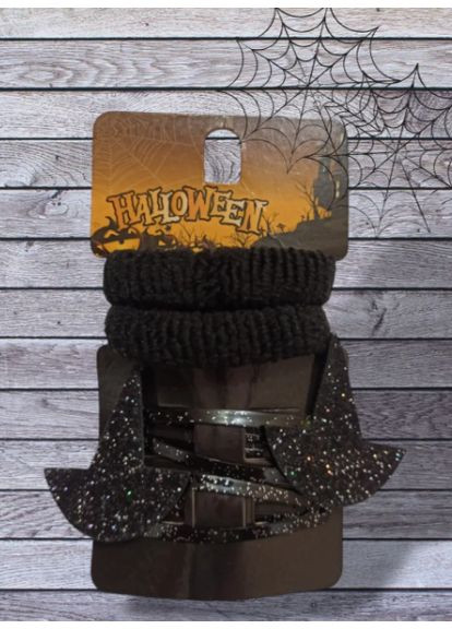 Заколки на Хелловін з резинками one size чорний Jannet Заколки та резинки (357205559)