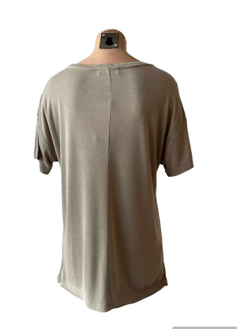 Футболка Серый Mango - (321168635)