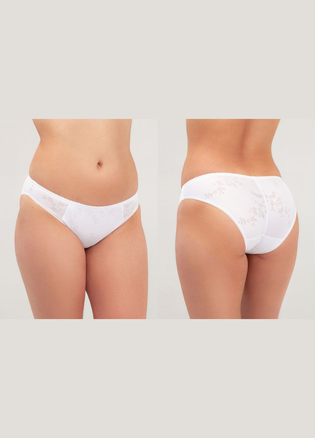 Труси мереживні із середньою лінією талії Afina (305828816)