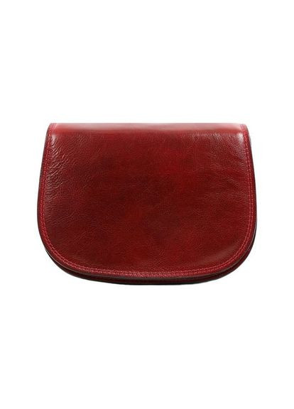 Кожаная сумка кроссбоди женская Time Resistance 5233301 "Moonfleet" красная No Brand (298808251)