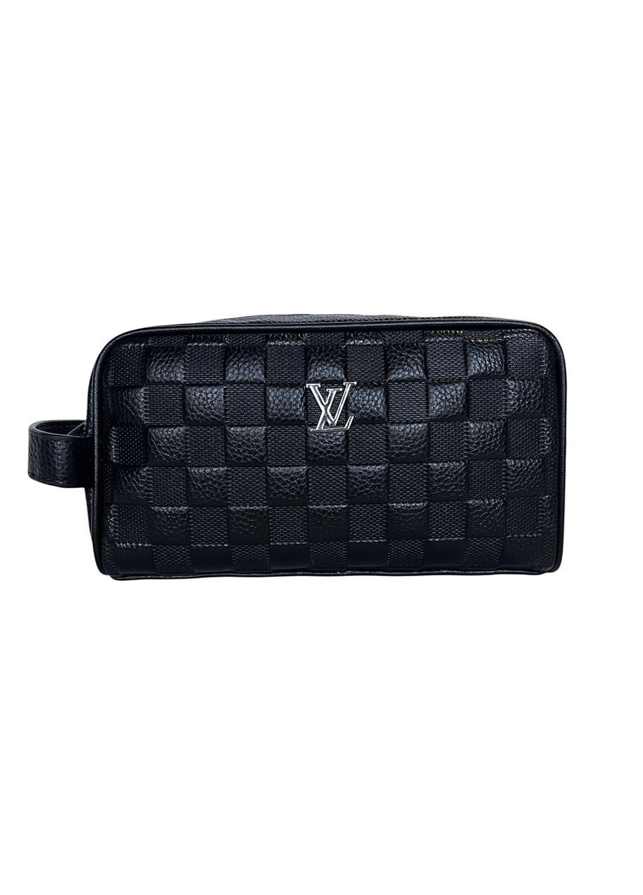 Чоловіча косметичка/органайзер з натуральної шкіри 66441-3 чорний 21 x 12 x 6 No Brand (371682093)