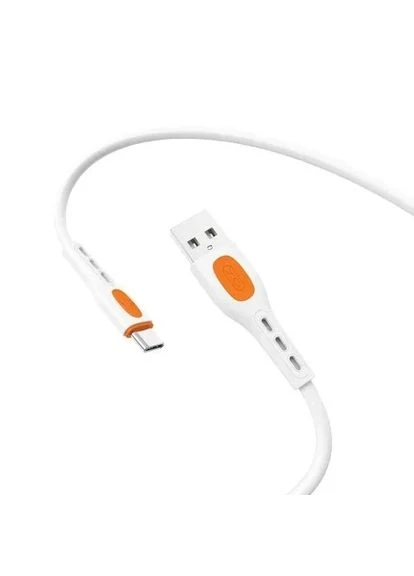 Кабель NB280 Jian Yan Series Type-C Data Cable 1M 3A Білий Деф.пак XO (392011797)