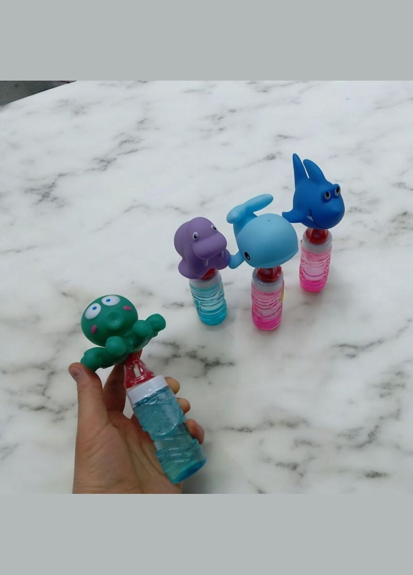 Мильні бульбашки з гумовою фігурокою - Кит MIC (317629368)