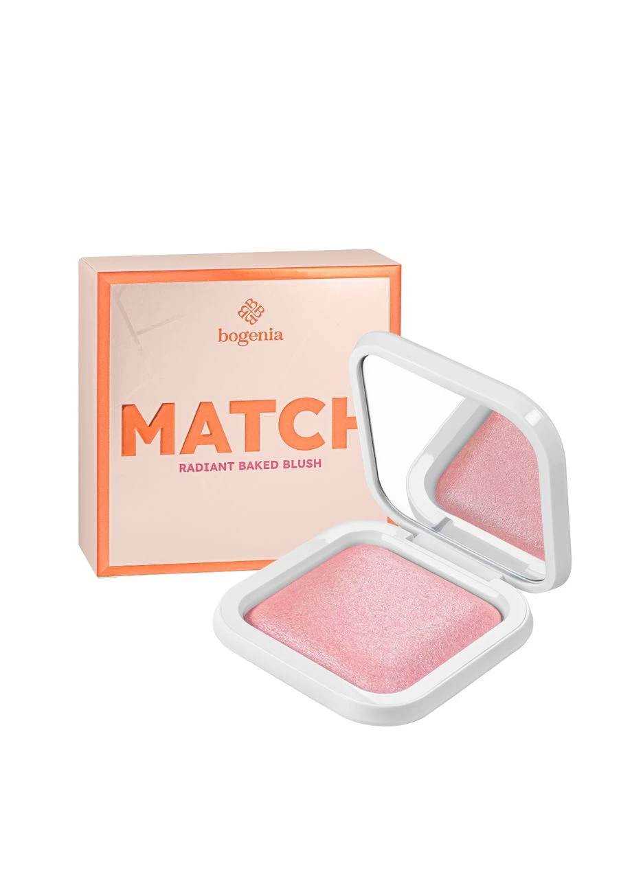 Рум'яна запечені перламутрові Match Radiant Baked Blush (BG633), 001 Світло-рожеві Bogenia (355313036)