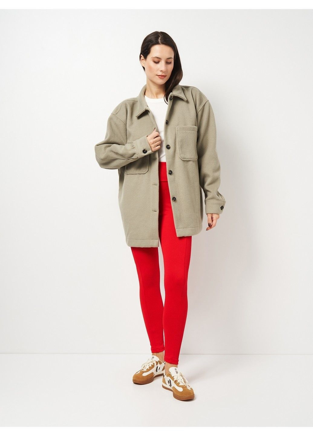 Зелена демісезонна куртка H&M