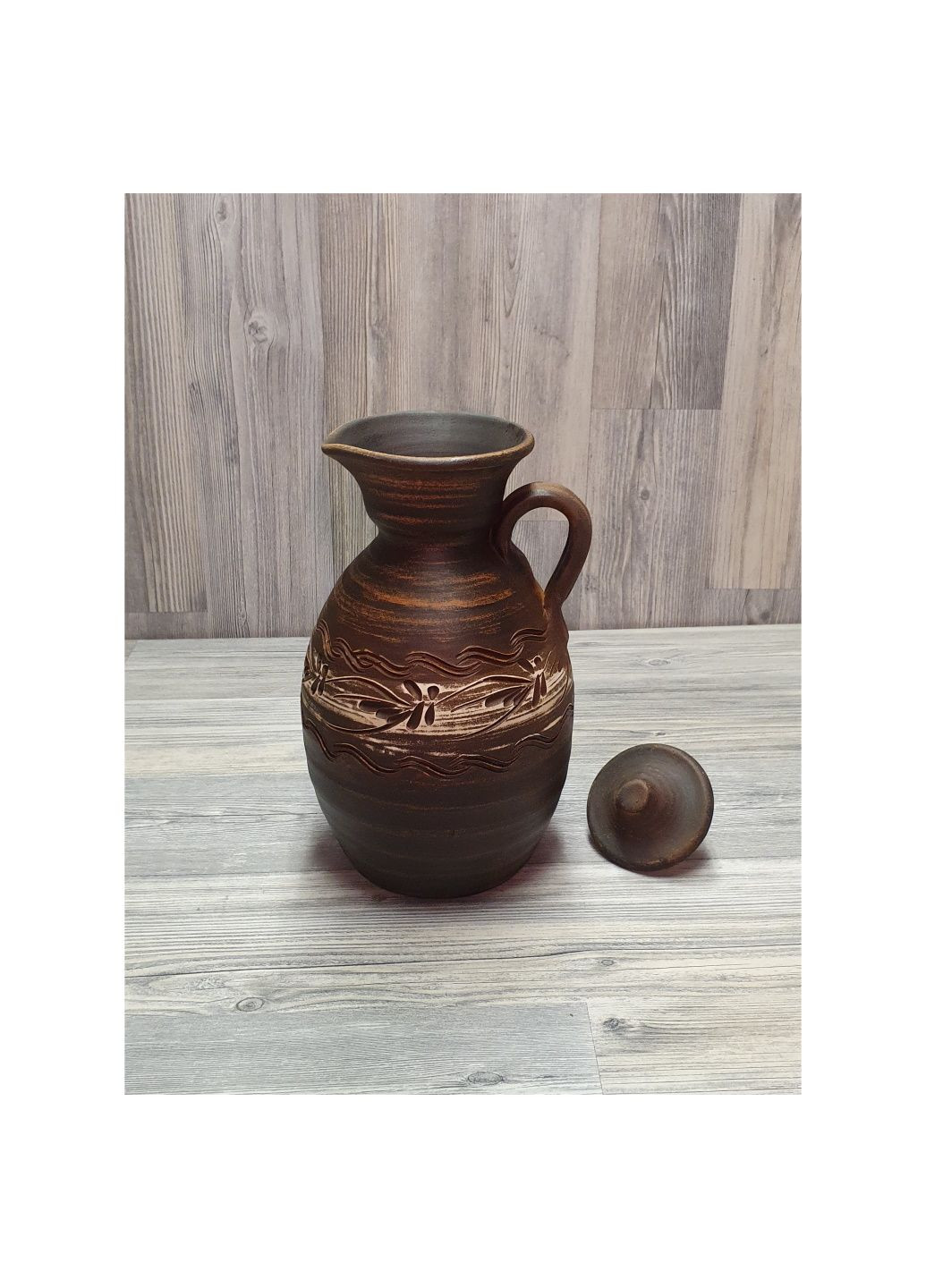 Штоф 1,8 л., из красной глины No Brand (330621158)