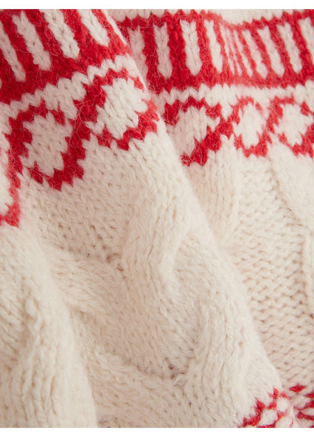 Світло-бежевий джемпер зима,світло-бежевий в візерунки, Primark