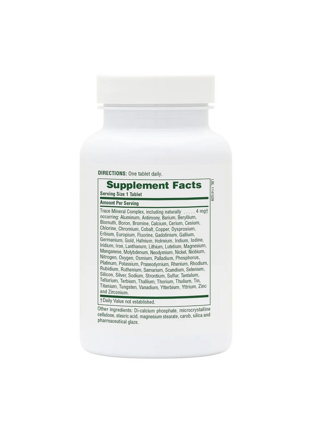 Вітаміни та мінерали Trace-Mins, 180 таблеток Natures Plus (293342978)