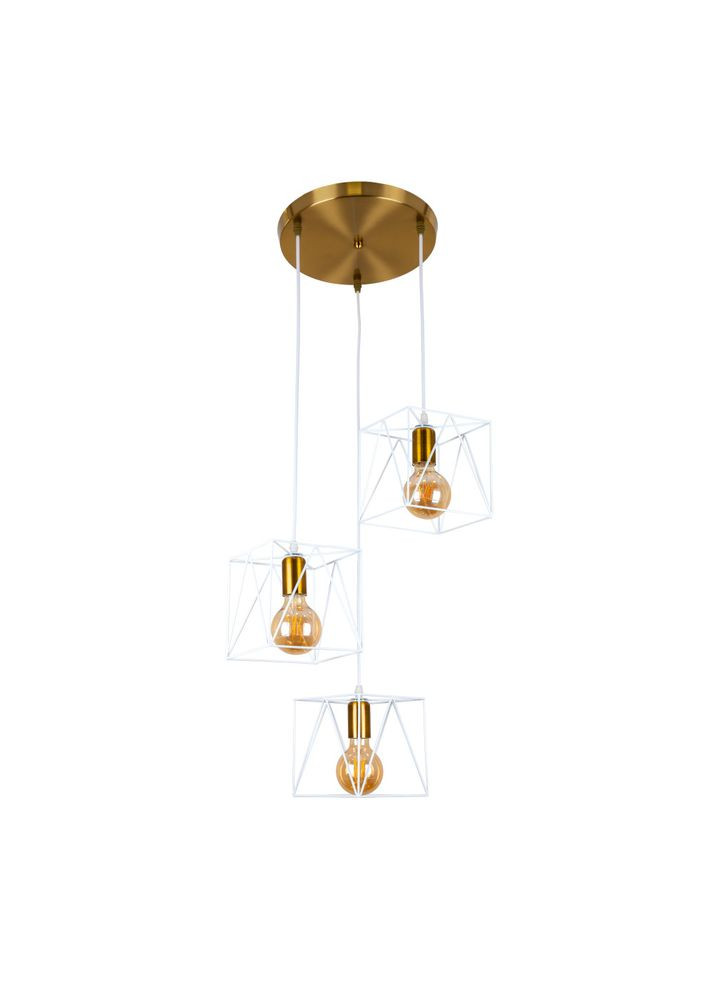 Підвісний світильник 756PR103F-3 BRZ+WH (300) (LVS3982) Levistella (370249108)