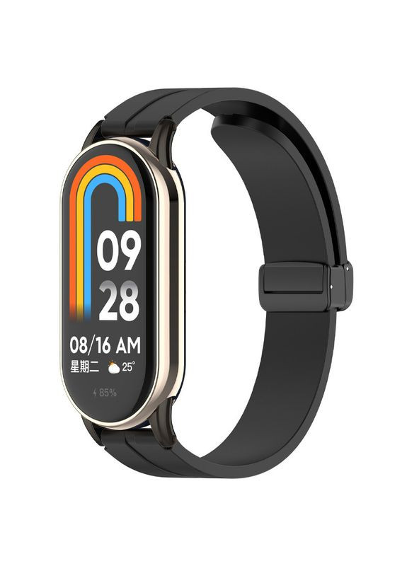 Ремінець для Xiaomi mi band 9 8 / ремінці на сяомі, ксіомі мі бенд / силіконовий ремінь до фітнес-браслету Жовтогарячий/Orange Epik (360631961)