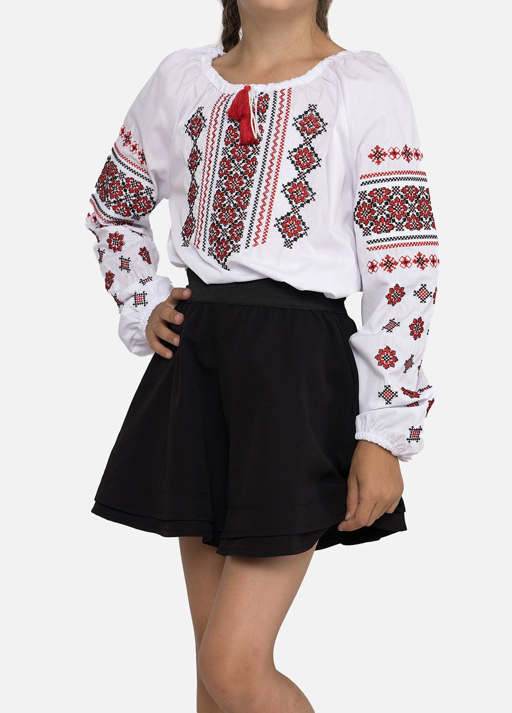 Шорты для девочки цвет черный CB-00251235 Yuki (319053756)