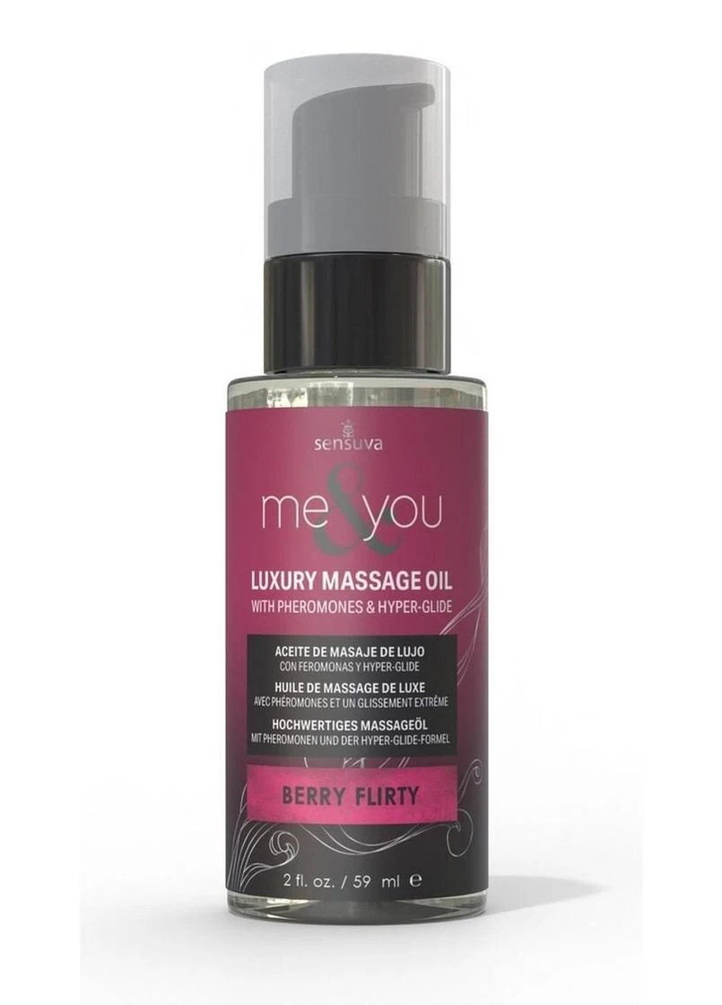 Масажна олія Me&You - Berry Flirty (Wild Berries) 59 мл Sensuva (330619862)