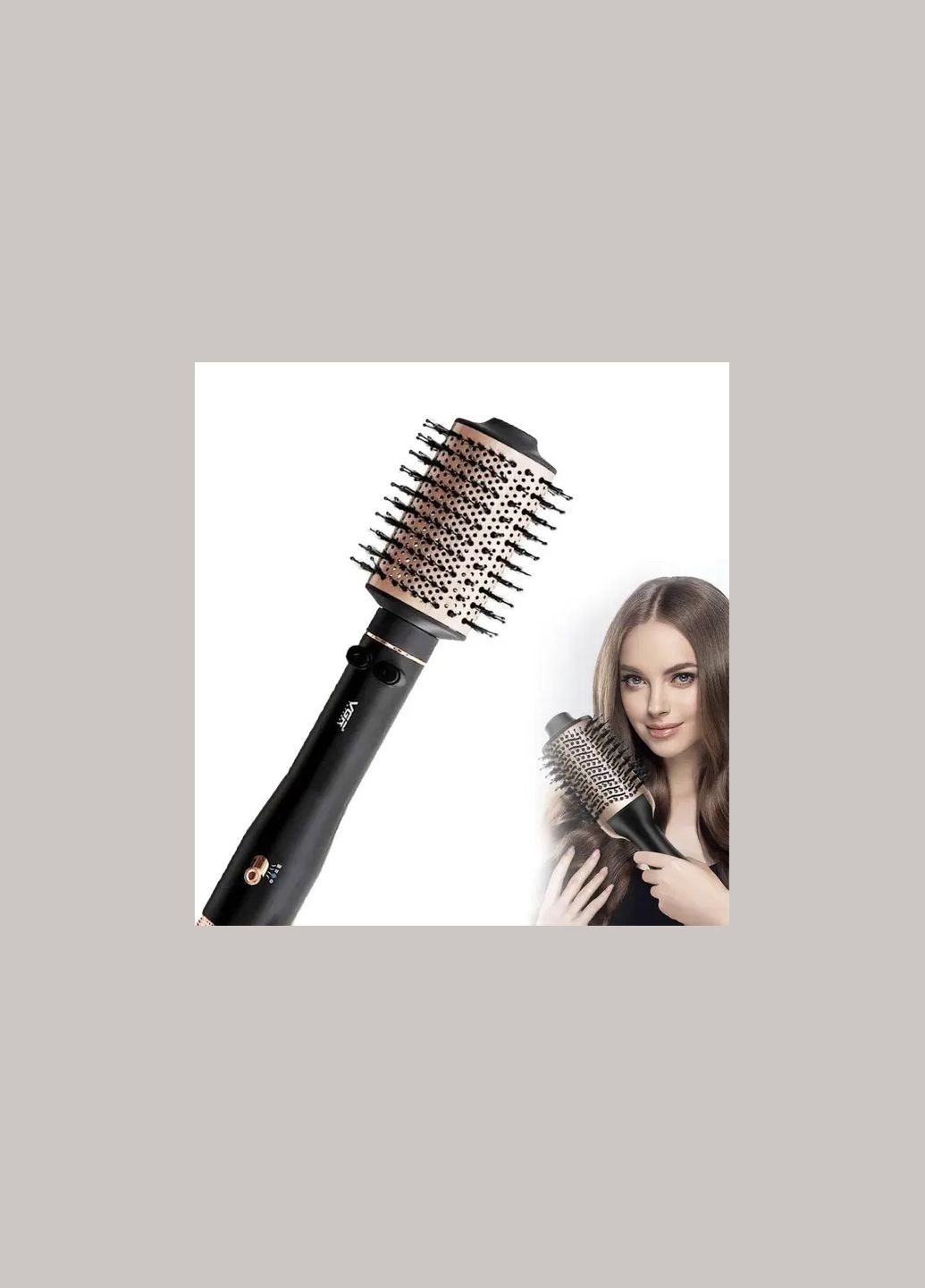 Фен-щітка, мультистайлер з холодним та гарячим повітрям VGR V-494, фен стайлер для волосся 800 Вт Domotec (371357927)
