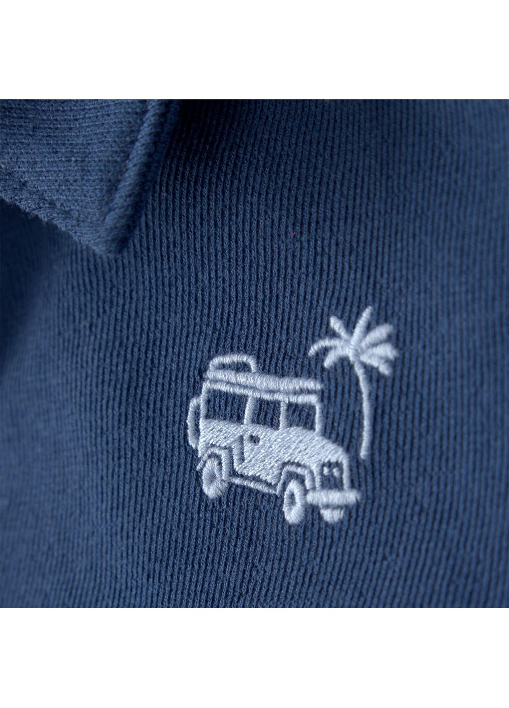 Синий летний комплект 2в1 поло, шорти для мальчика 88-93 см (2u708410_2t) Carter's