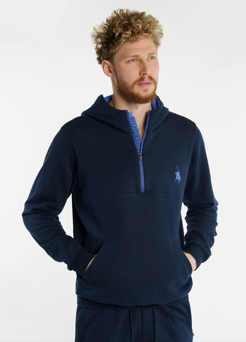 Худі чоловіче Freedom синє Arber hoodie zipper f (282960122)