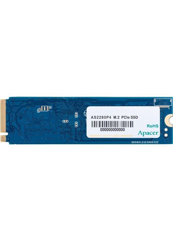 Накопитель SSD 256GB AS2280P4 M.2 2280 PCIe 3.0 x4 3D TLC (AP256GAS2280P4-1) Apacer (332960798)