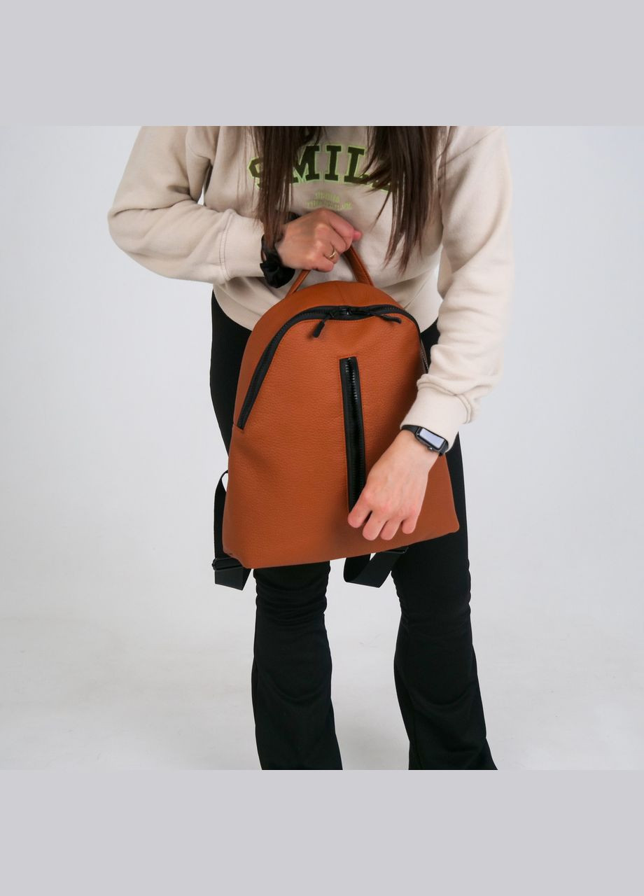 Компактный женский рюкзак в экокожи, терракотовый цвет ToBeYou Like (293247125)