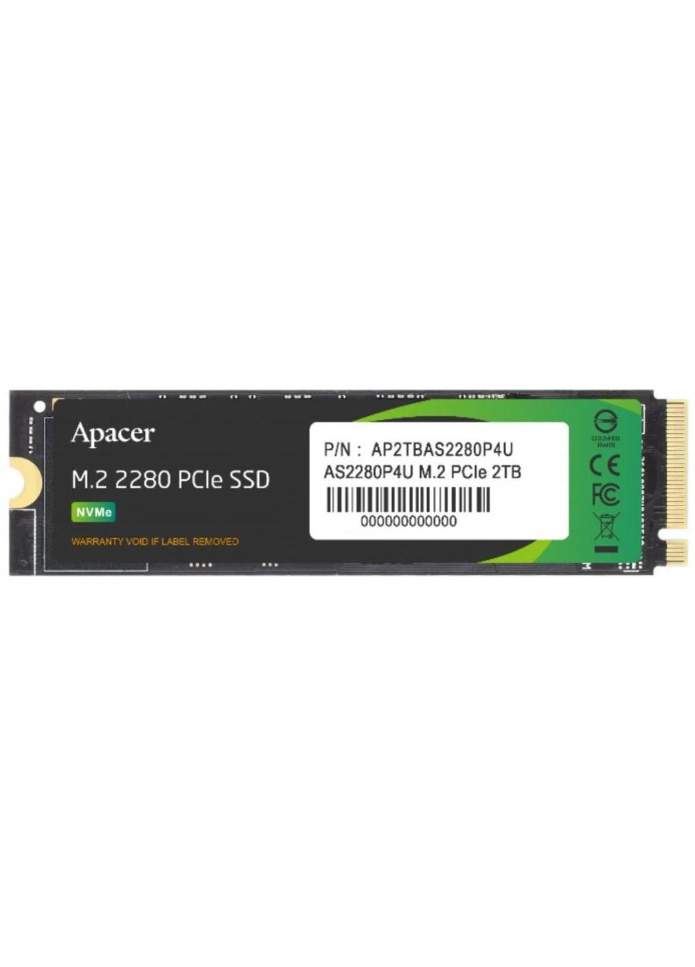 Накопитель SSD M.2 2280 2TB (AP2TBAS2280P4U-1) Apacer (394401014)
