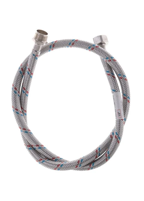 Гнучкий шланг для підключення води гайка 1/2'' - Штуцер 1/2'' (100 см) (ZX1565) Zerix (321184343)