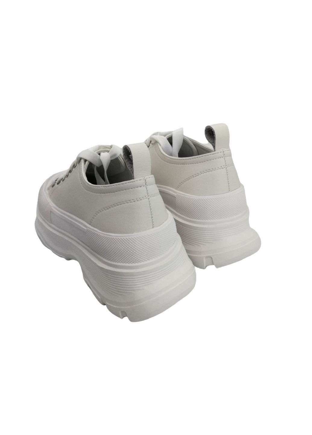 Белые кроссовки (р) кожа 0-1-1-001-7b Melanda.M