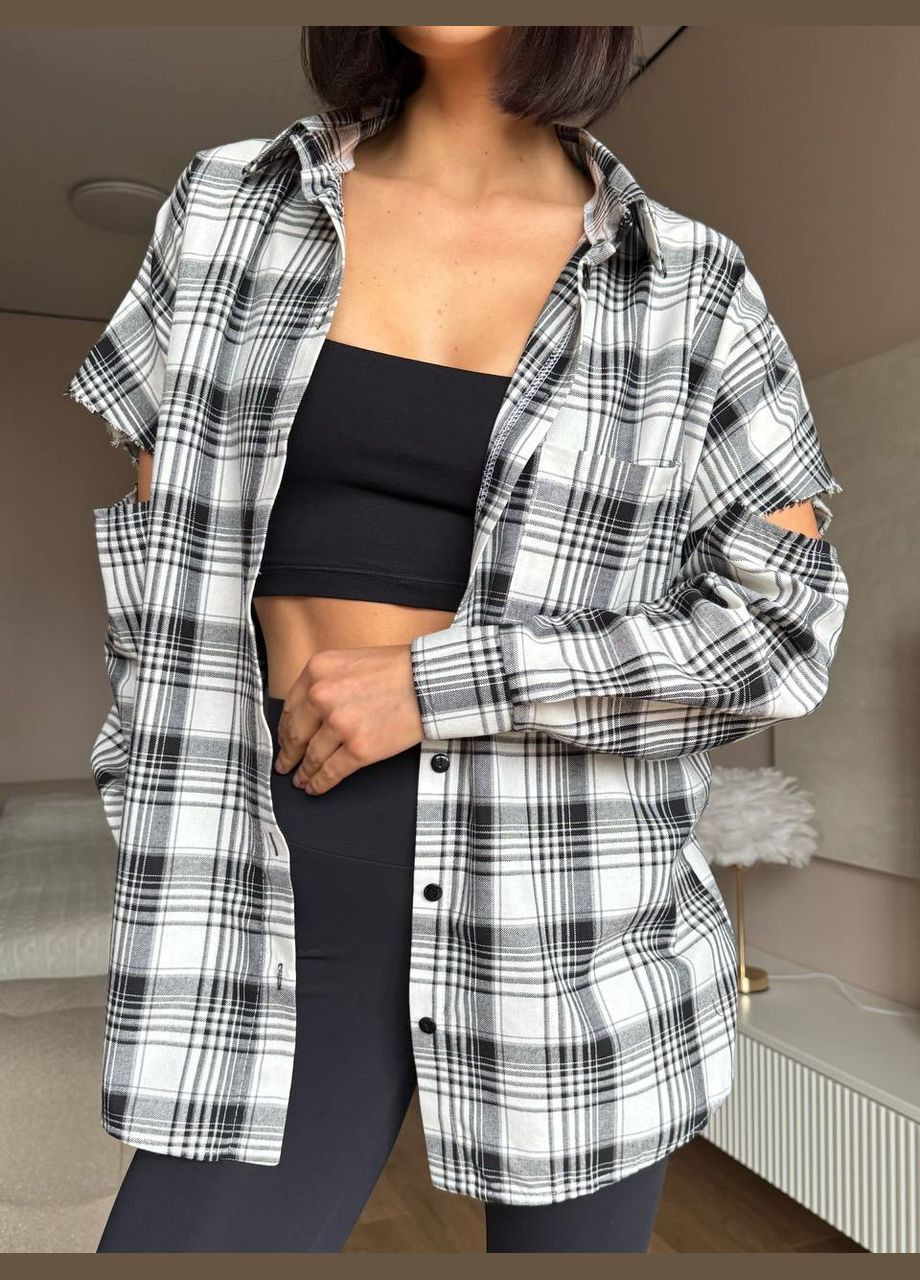 Черно-белая рубашка Osoblyva