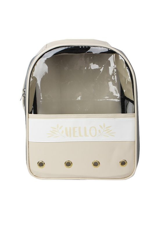 Рюкзак-переноска для кішок 261102 32*24*40 cm Beige 5 шт. Taotaopets (356500233)