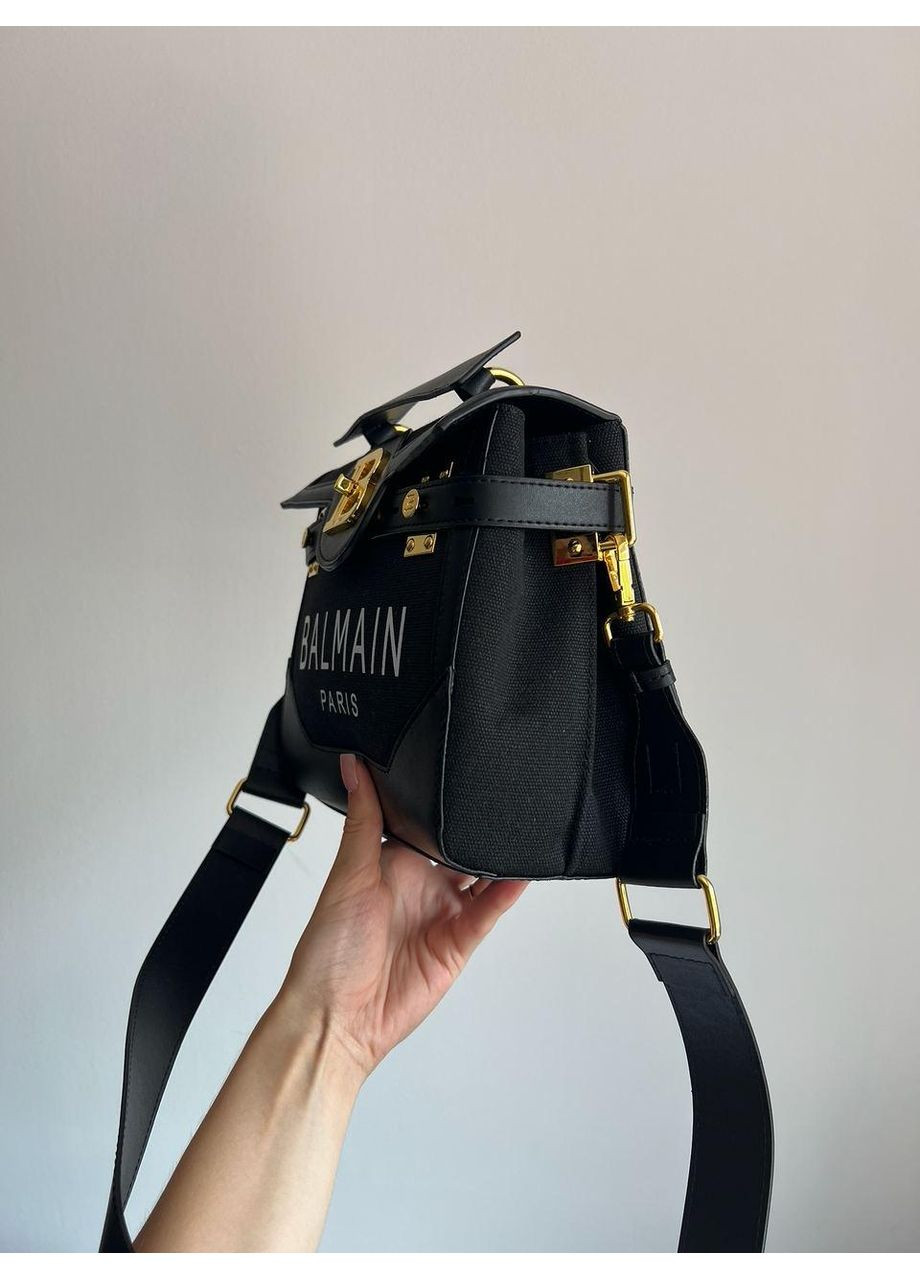 Сумка жіноча Balmain B-Buzz 23 Total Black No Brand (355343253)
