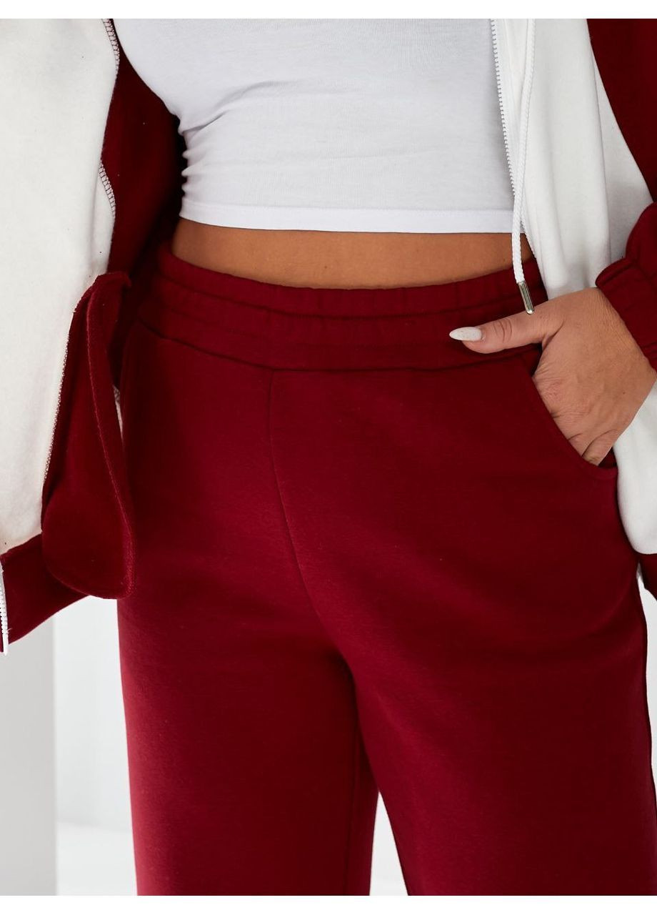 Женский теплый костюм на флисе с капюшоном No Brand (373069325)