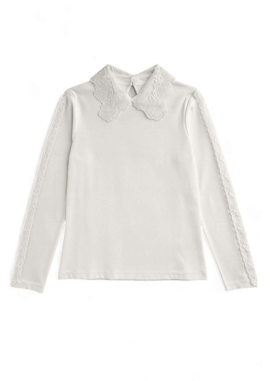 Дитяча блуза на дівчинку біла (L3348) 134 SAS (360965209)