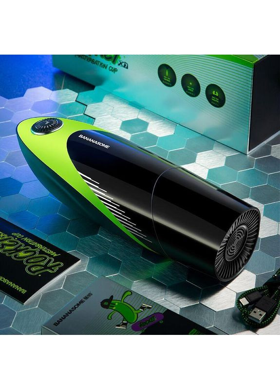 Смарт-мастурбатор BANANASOME ROCKET X7, вибрации, сжатие, имитация фрикций, подогрев KissToy (329882320)