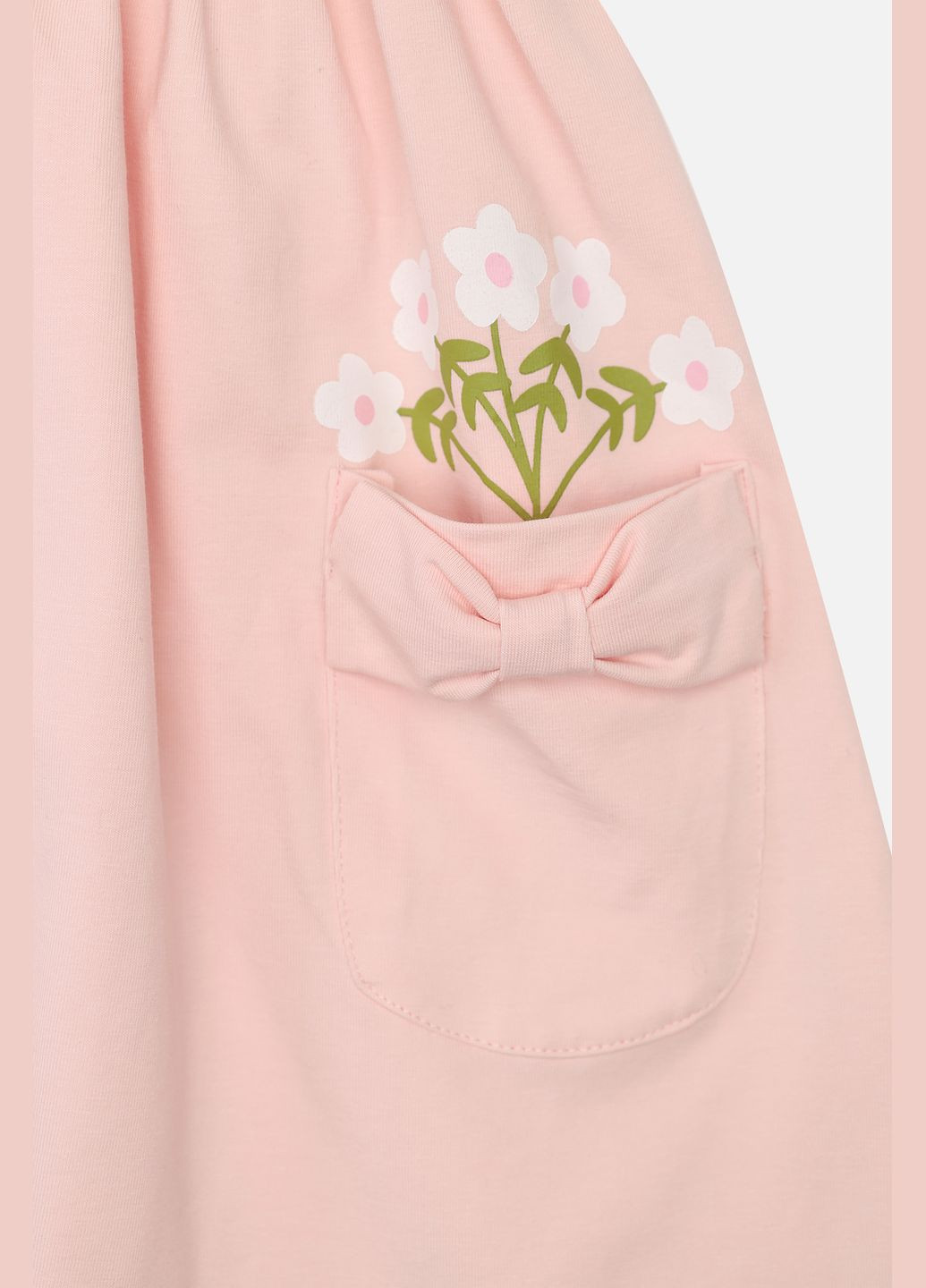 Персиковое платье свободного кроя для девочки цвет персиковый cb-00271781 Yuki (325812229)