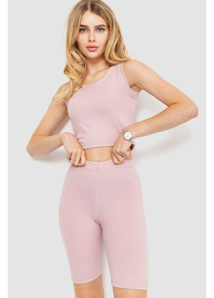 Костюм жіночий в рубчик повсякденний,, 214R700 Ager (365077586)