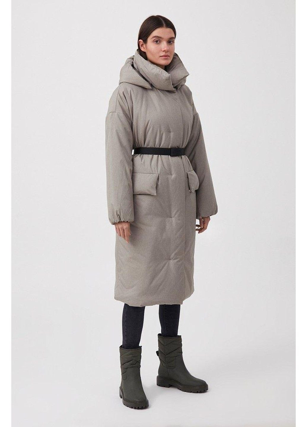 Бежева зимня куртка fab11028-602 Finn Flare