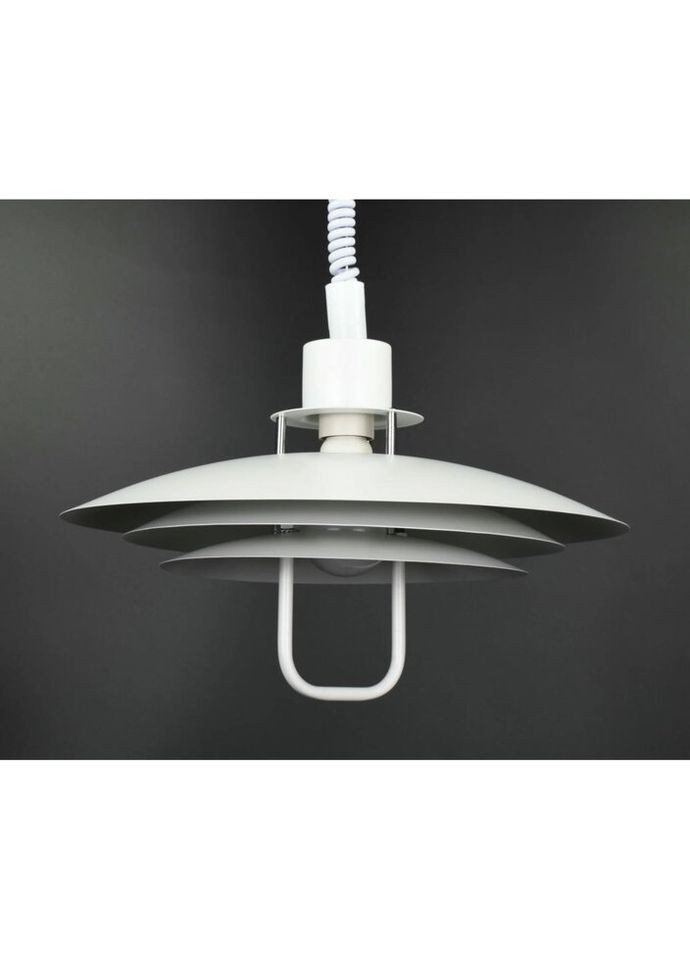 Люстра подвесная на 1 лампочку 27111 Белый 60-170х48х48 см. Sunnysky (335974747)