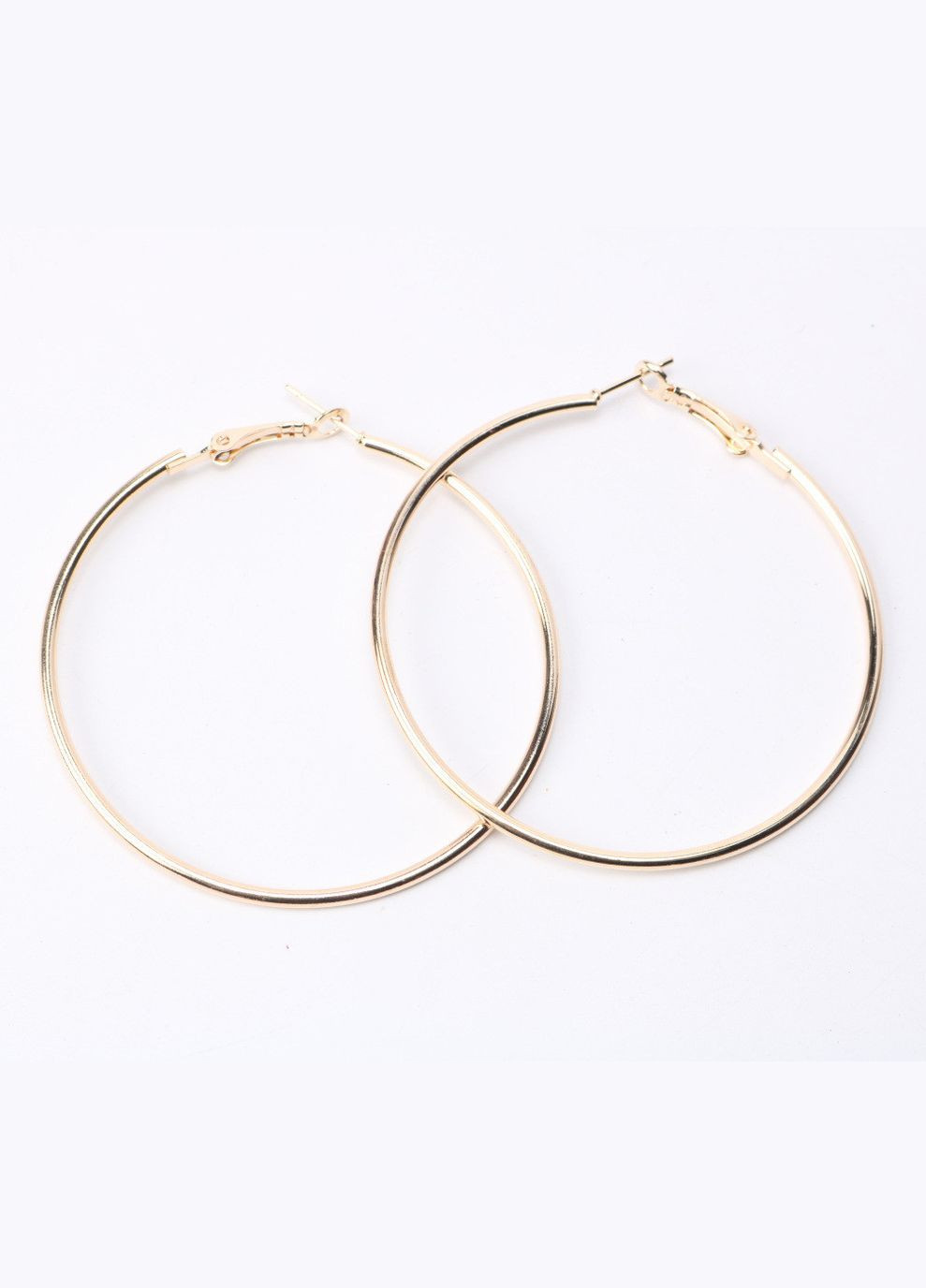 Серьги кольца Конго большие круги No Brand (338436055)