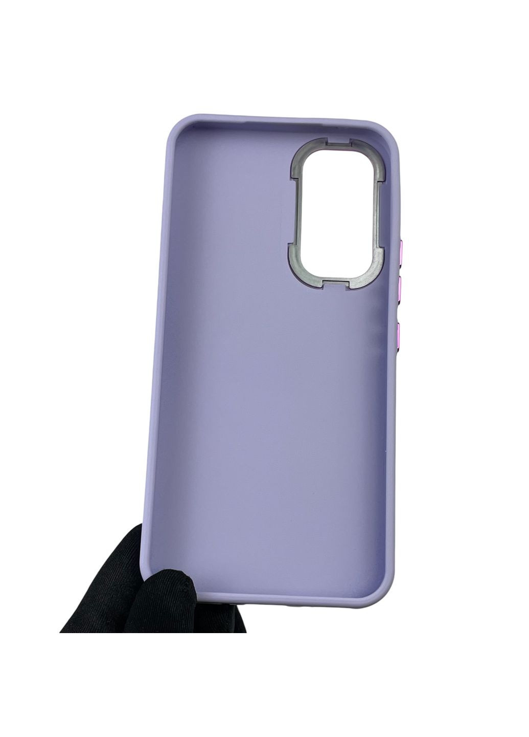 Чехол для Galaxy A54 5G (SM-A546E) с защитой на камеры с микрофиброй на самсунг а54 5г сиреневый Samsung (366018881)