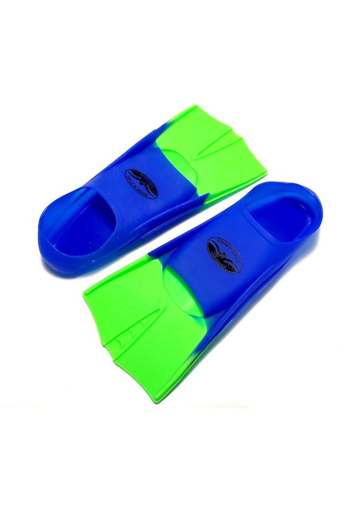 Ласты для плавания в бассейне. Размер. Цвет сине-салатовый TE-2737-3-2729-С+СА () SNS (316141787)