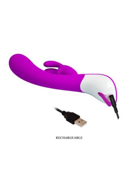 НОВИНКА ! Силиконовый вибратор кролик HARLAN в форме забавного кролика Fancy (300168167)